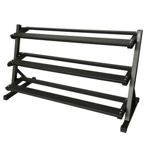 Force USA 3 Tier Rubber Hex Dumbell Rack