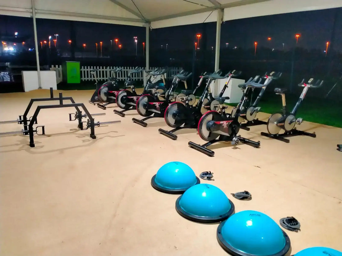 Event fitness equipment rental in the UAE and GCC.