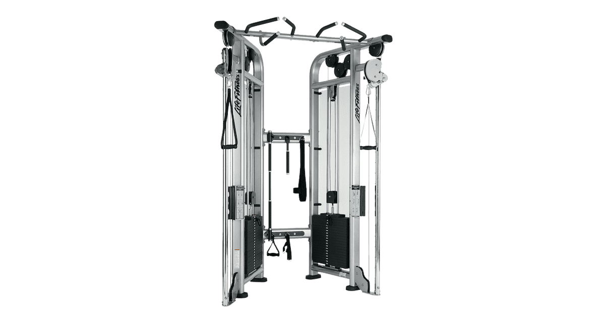 Life Fitness Dual Adjustable Pulley cable machine