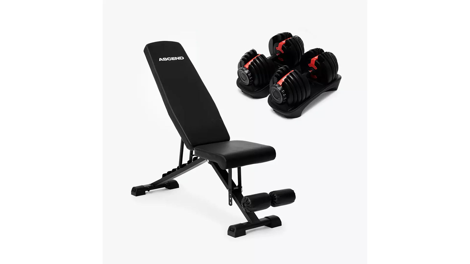 [RENT] 5 pairs of Dumbbells and 1 Adjustable Bench (Price = 179 for 1 month)