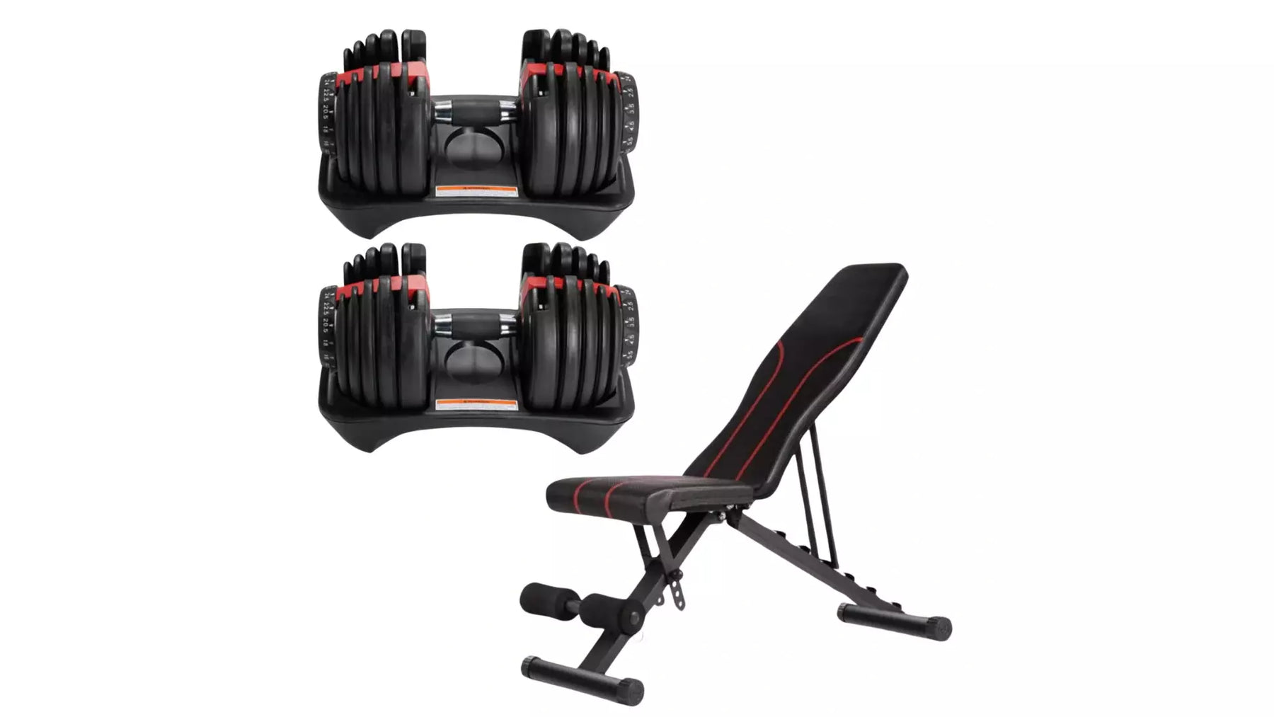 [RENT] 5 pairs of Dumbbells and 1 Adjustable Bench (Price = 179 for 1 month)