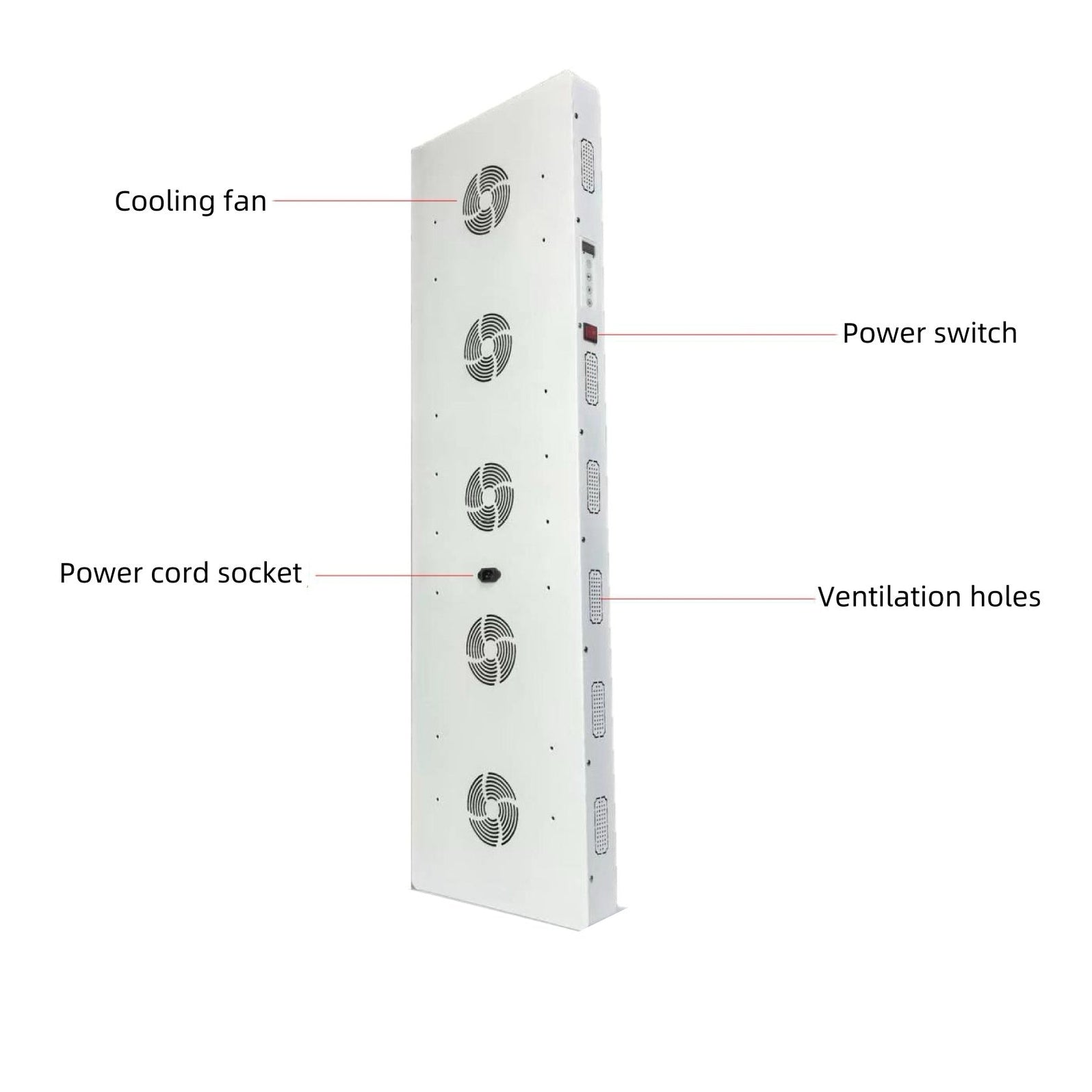 AL-PRO4000 red light therapy panel detail