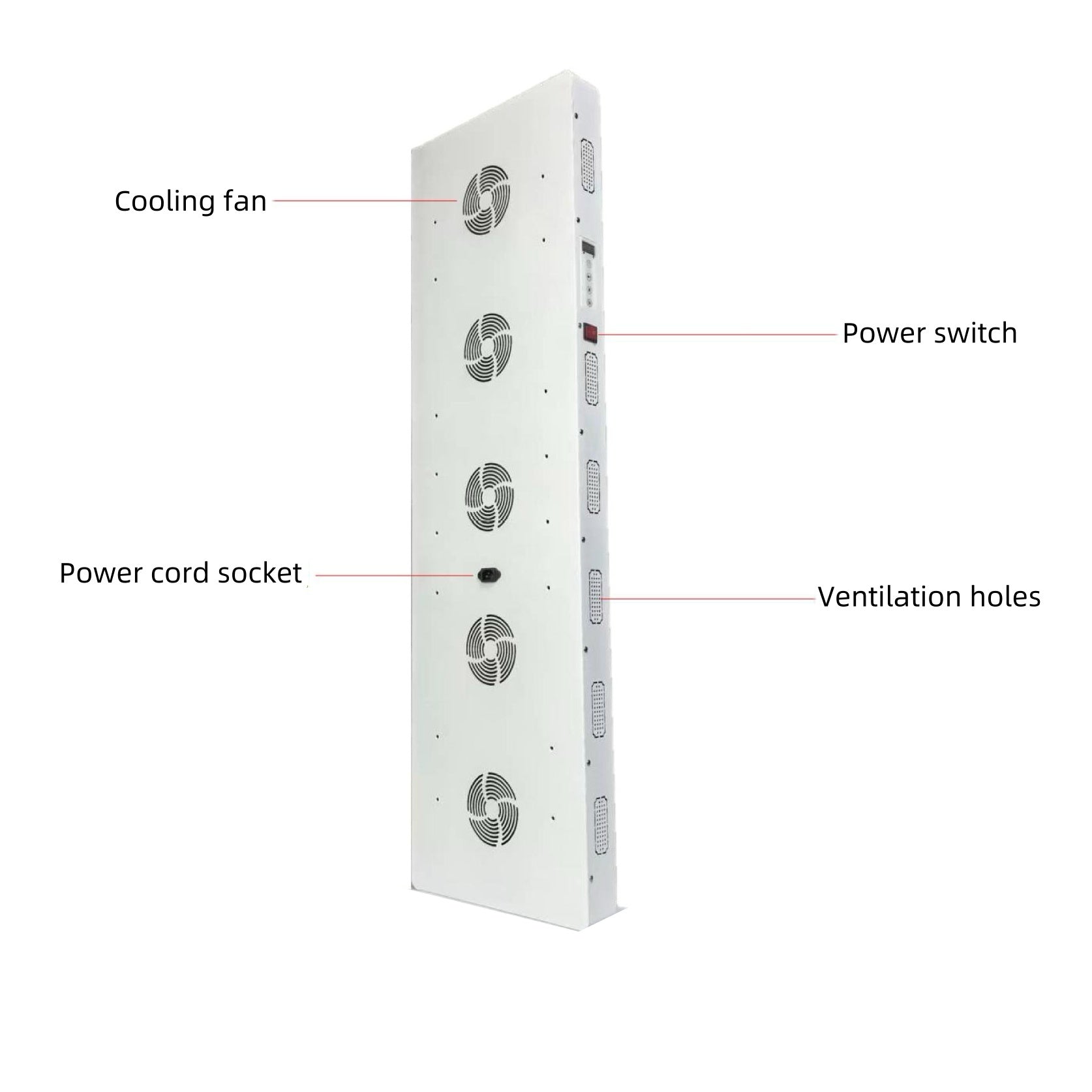 AL-PRO4000 red light therapy panel detail