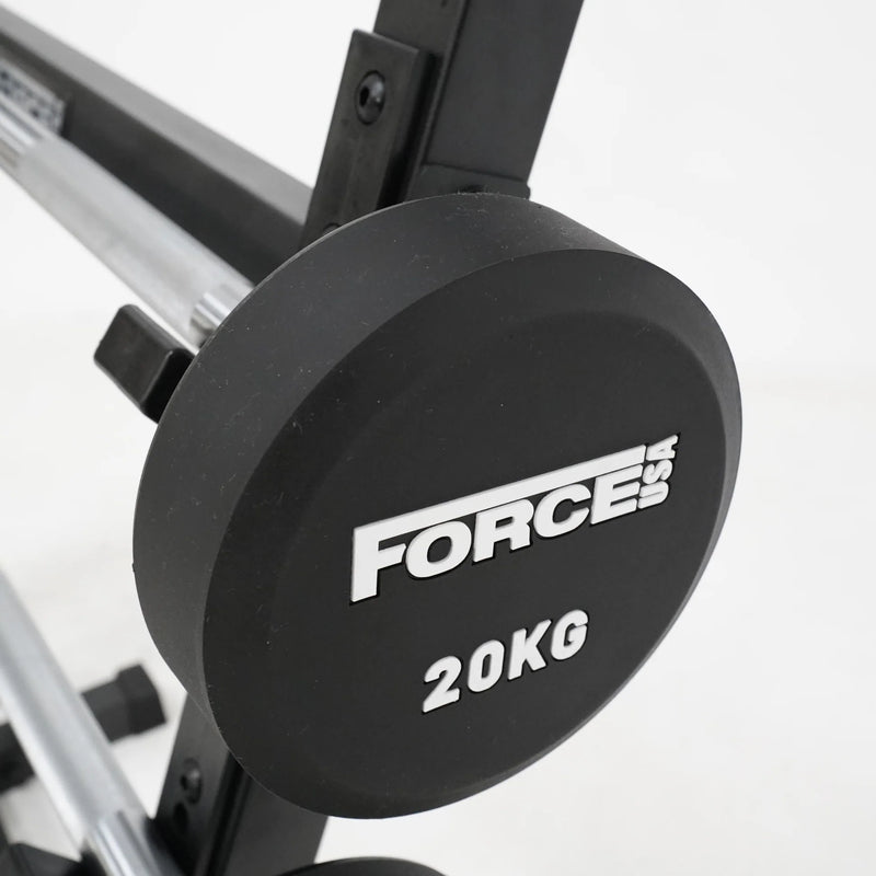 FORCE USA Fixed Straight Barbell Set and Stand