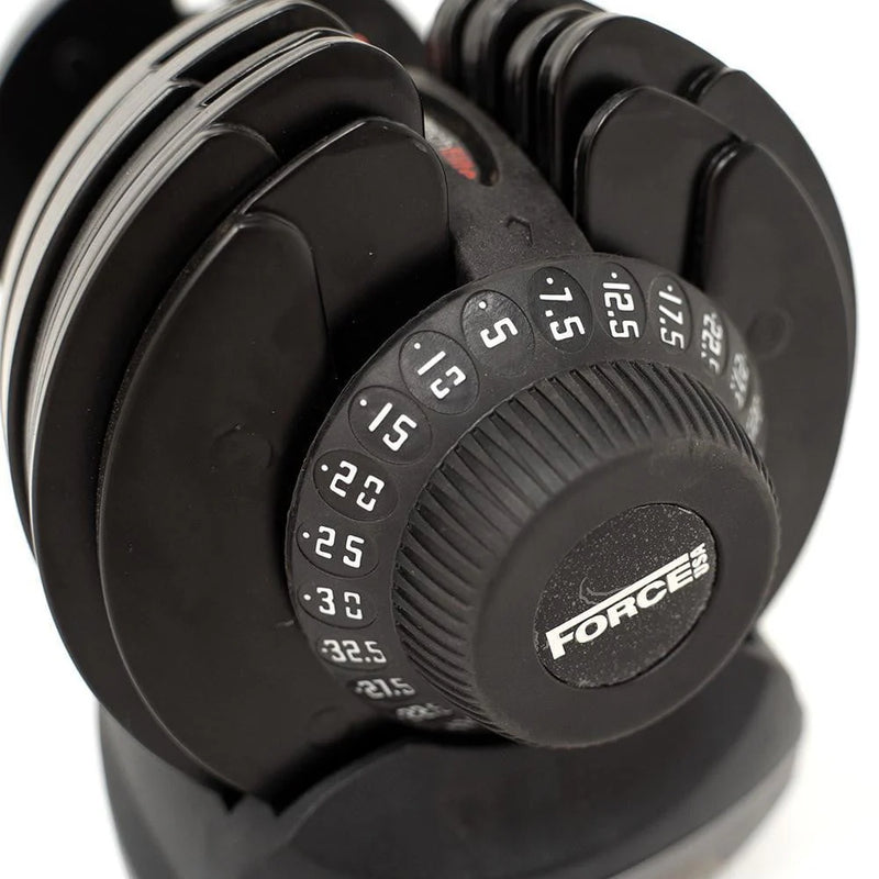 FORCE USA DialTech Elite 32.5kg Adjustable Dumbbell (Sold Individually without stand)