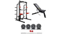 [TO RENT] Half power rack, Olympic bar and Weight Plates and Adjustable Bench (Price = 1 month rental)