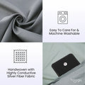 Hooga Grounding Bed Sheet – Sleep Connected to the Earth