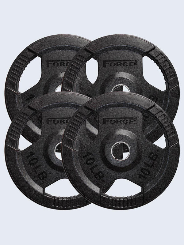 Force USA rubber coated 51mm olympic weight plates