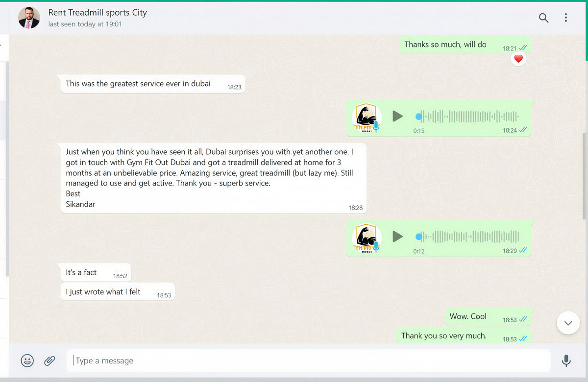 Customer testimonial
