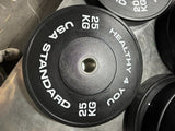 Healthy 4 You - Ultra Premium Bumper Plate Set (1.5 to 25 kgs)