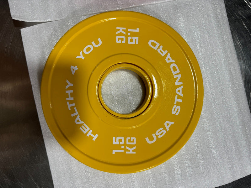 Ultra Premium Bumper Plate Set (1.5 to 25 kgs)-Only 2399 + VAT