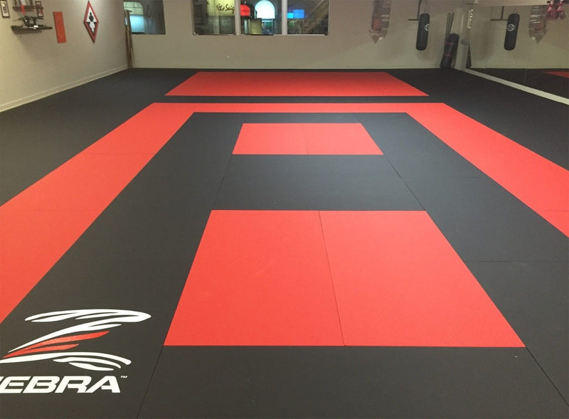 40mm Zebra Mats 2x1 Meter Professional Martial Art Flooring