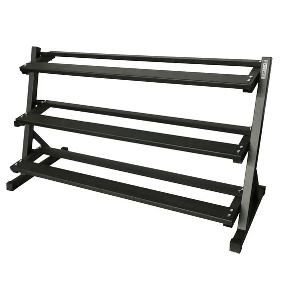 Force USA 3 Tier Rubber Hex Dumbell Rack