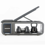 Horizon Fitness All-in-One Adjustable Bench with Dumbbells and Kettlebell