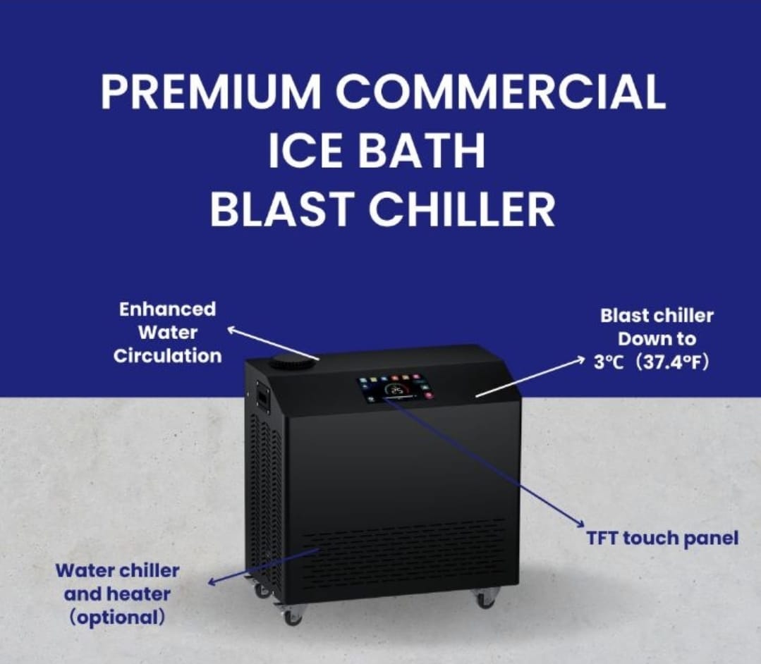 2-Person Ice Bath & Chiller | 490L