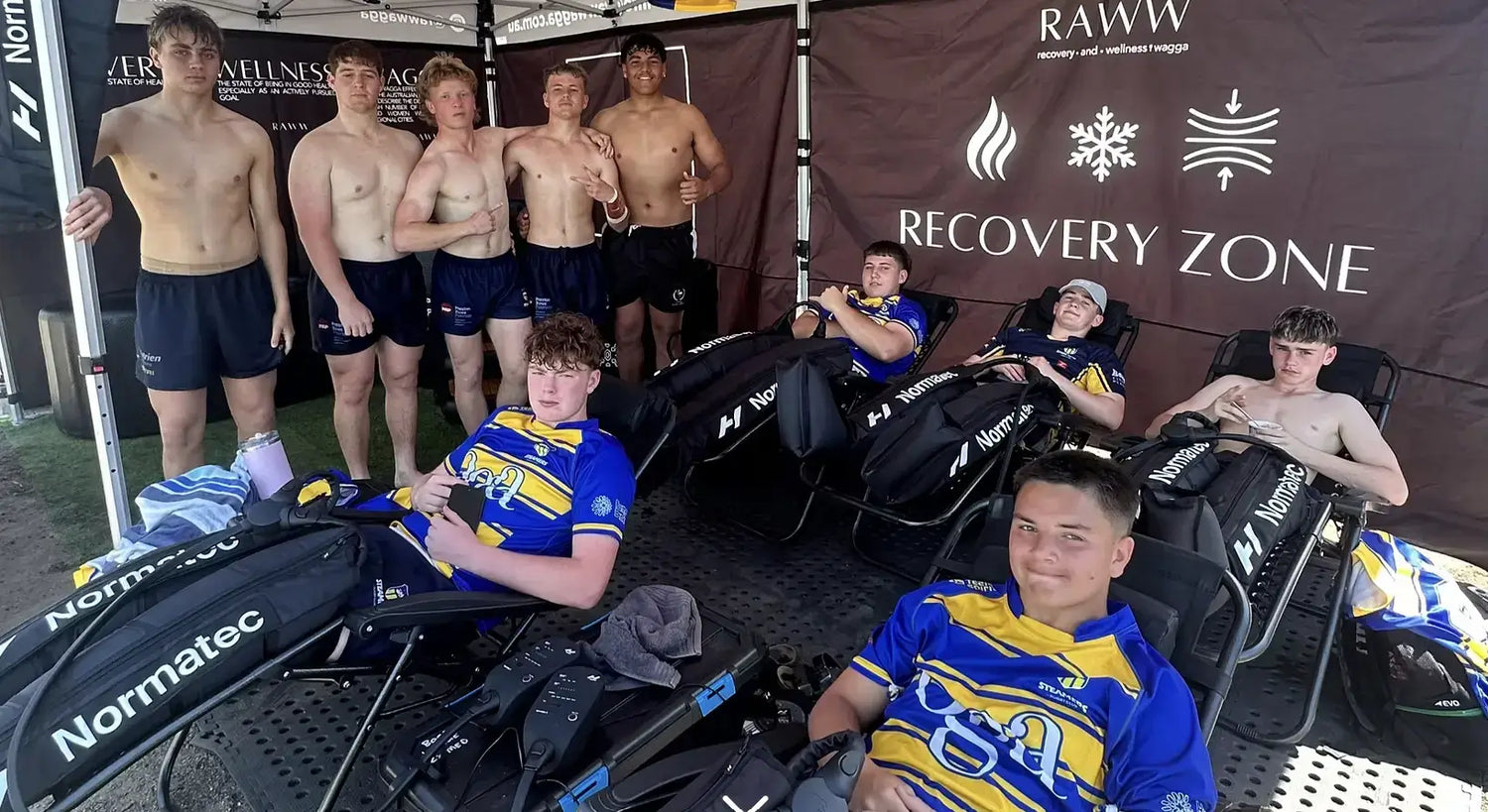 Recovery areas for teams