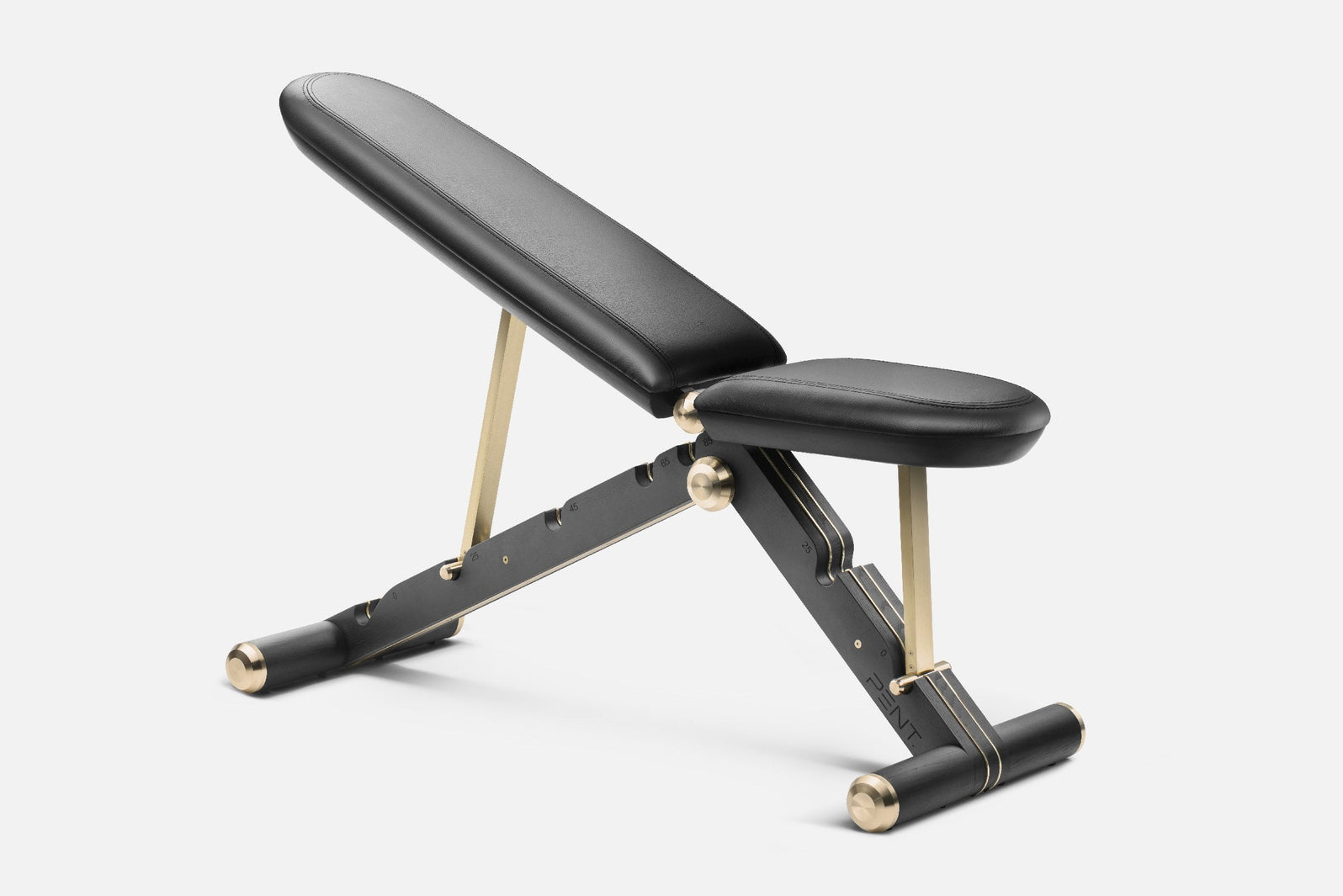 Pent Banka black wood and gold steel