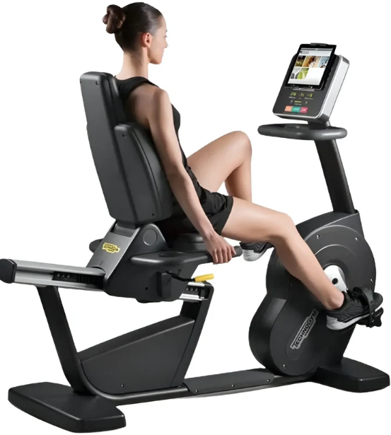 Technogym Excite Recline Rental. Serious Cardio, Sitting Comfortably