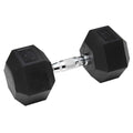 Hex Dumbbell Set with Dumbbell Rack - 2.5 to 20 KG (8 Pairs)