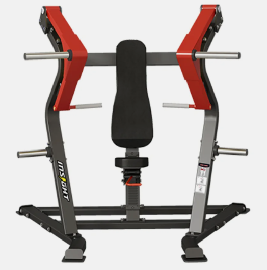 dh001 insight fitness chest press plate loaded