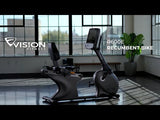 Vision R600E Recumbent Bike in UAE