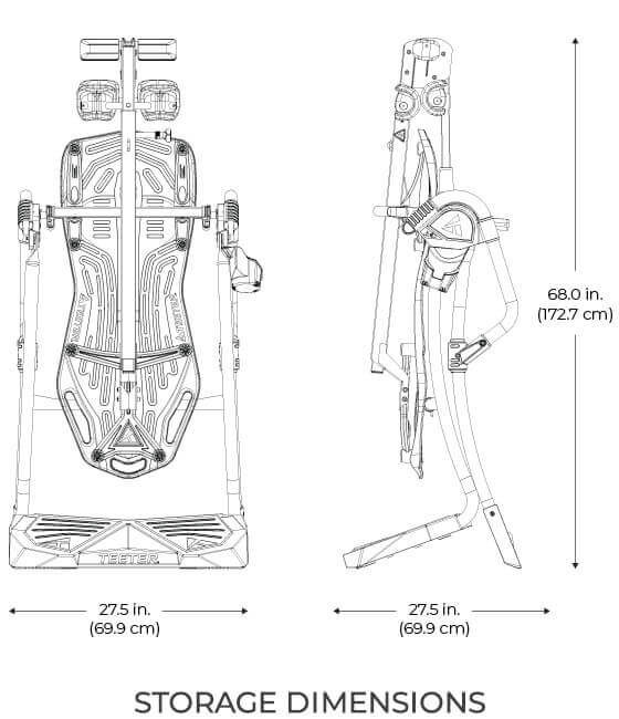 Teeter LX9 FitSpine Inversion Table
